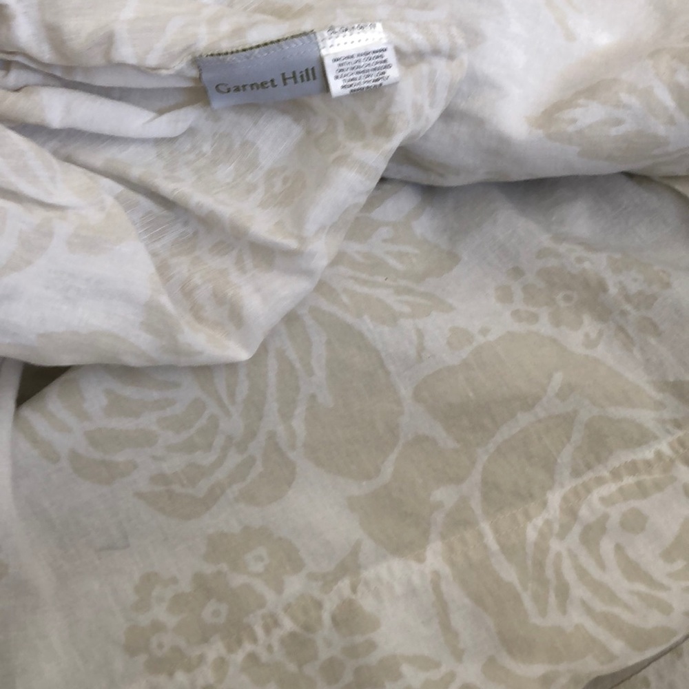 Garnet Hill twin sheet set - relaxed linen
